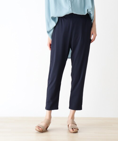 SHOO・LA・RUE（シューラルー）の「◆【追加生産/S-3L】さらりレギンスパンツ（その他パンツ・レディース・ブラック/ネイビー/サンドベージュ・01/02/03/05/04）」の3枚目の写真