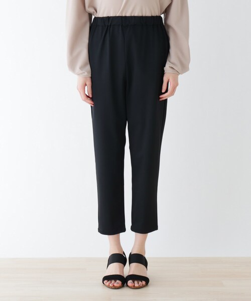 SHOO・LA・RUE（シューラルー）の「◆【追加生産/S-3L】さらりレギンスパンツ（その他パンツ・レディース・ブラック/ネイビー/サンドベージュ・01/02/03/05/04）」の4枚目の写真