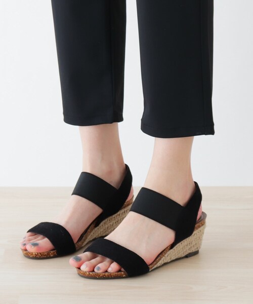 SHOO・LA・RUE（シューラルー）の「◆【追加生産/S-3L】さらりレギンスパンツ（その他パンツ・レディース・ブラック/ネイビー/サンドベージュ・01/02/03/05/04）」の9枚目の写真