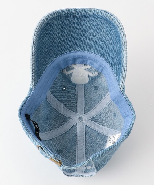 LOVELESS（ラブレス）の「Safariボーンスカルデニムキャップ（キャップ・メンズ・ブルー・FREE）」の4枚目の写真