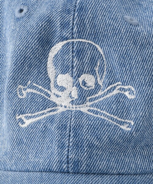 LOVELESS（ラブレス）の「Safariボーンスカルデニムキャップ（キャップ・メンズ・ブルー・FREE）」の5枚目の写真