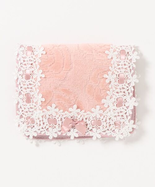 axes femme（アクシーズファム）の「ソフトパイルティッシュポーチ（ポーチ・レディース・キナリ/ピンク・MEDIUM）」の2枚目の写真