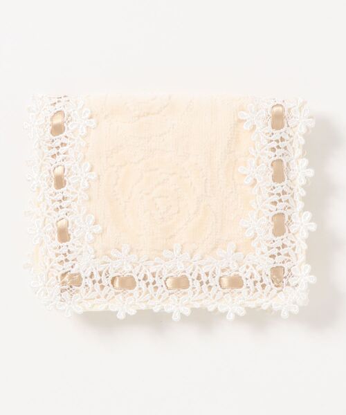 axes femme（アクシーズファム）の「ソフトパイルティッシュポーチ（ポーチ・レディース・キナリ/ピンク・MEDIUM）」の3枚目の写真