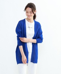 ロングカーディガン ブルー に該当するファッション通販 Zozotown