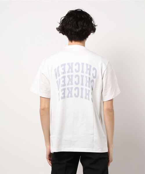 blurhms（ブラームス）の「【blurhms ROOTSTOCK】ロゴTシャツ BEEF or CHICKEN MEN（Tシャツ/カットソー・メンズ・ホワイト/ブラック・3/2）」の3枚目の写真