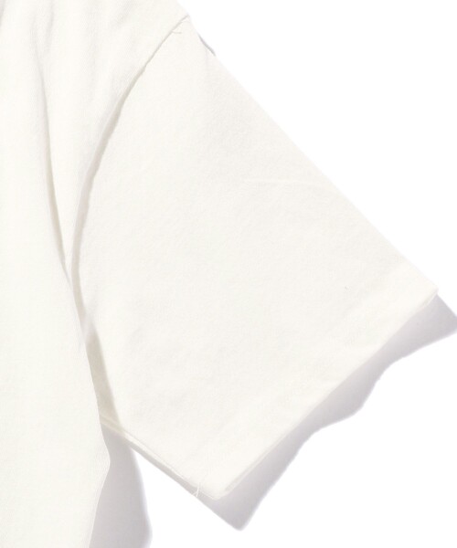 go slow caravan（ゴースローキャラバン）の「WEB限定 go slow caravan/ゴースローキャラバン 探検猫 クルーネック プリントTシャツ/351908（Tシャツ/カットソー・メンズ・ホワイト/ブラック・5/3/4）」の4枚目の写真