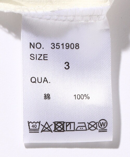 go slow caravan（ゴースローキャラバン）の「WEB限定 go slow caravan/ゴースローキャラバン 探検猫 クルーネック プリントTシャツ/351908（Tシャツ/カットソー・メンズ・ホワイト/ブラック・5/3/4）」の6枚目の写真