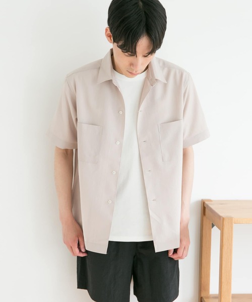 URBAN RESEARCH DOORS（アーバンリサーチドアーズ）の「セオアルファダブルポケットシャツ（シャツ/ブラウス・メンズ・チャコールグレー/ライトブラウン/グリーン系その他・40/38）」の8枚目の写真