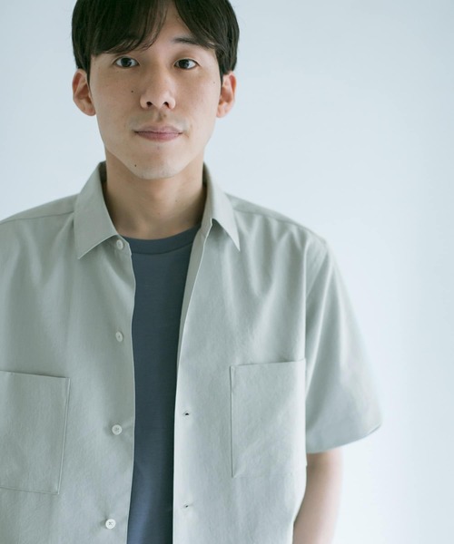 URBAN RESEARCH DOORS（アーバンリサーチドアーズ）の「セオアルファダブルポケットシャツ（シャツ/ブラウス・メンズ・チャコールグレー/ライトブラウン/グリーン系その他・40/38）」の15枚目の写真