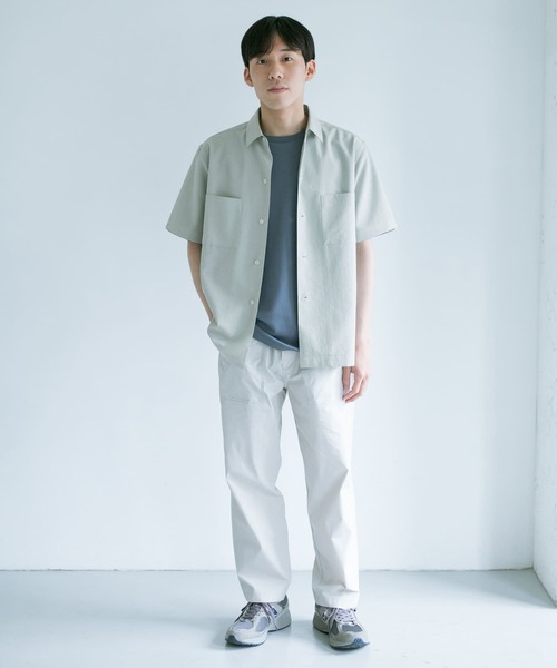 URBAN RESEARCH DOORS（アーバンリサーチドアーズ）の「セオアルファダブルポケットシャツ（シャツ/ブラウス・メンズ・チャコールグレー/ライトブラウン/グリーン系その他・40/38）」の11枚目の写真