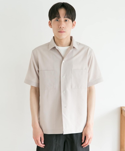 URBAN RESEARCH DOORS（アーバンリサーチドアーズ）の「セオアルファダブルポケットシャツ（シャツ/ブラウス・メンズ・チャコールグレー/ライトブラウン/グリーン系その他・40/38）」の5枚目の写真