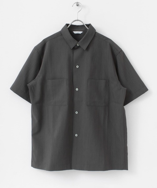 URBAN RESEARCH DOORS（アーバンリサーチドアーズ）の「セオアルファダブルポケットシャツ（シャツ/ブラウス・メンズ・チャコールグレー/ライトブラウン/グリーン系その他・40/38）」の19枚目の写真