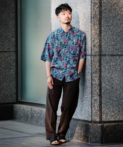 green label relaxing（グリーンレーベルリラクシング）の「＜ 機能 / ストレッチ・防シワ ＞ CM リネンライク ドビー クリース ストレート パンツ（その他パンツ・メンズ・ダークブラウン/ベージュ/コバルトブルー・SMALL/MEDIUM/LARGE/X-LARGE）」の4枚目の写真