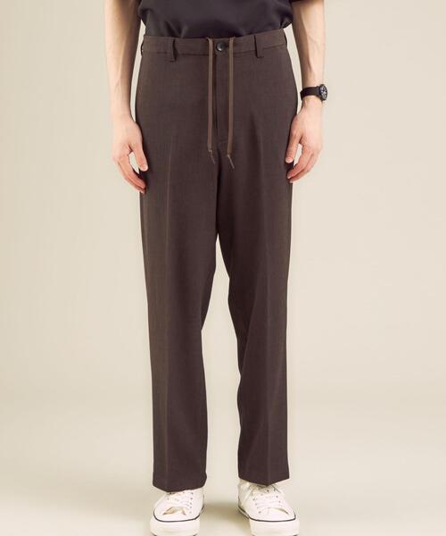 green label relaxing（グリーンレーベルリラクシング）の「＜ 機能 / ストレッチ・防シワ ＞ CM リネンライク ドビー クリース ストレート パンツ（その他パンツ・メンズ・ダークブラウン/ベージュ/コバルトブルー・SMALL/MEDIUM/LARGE/X-LARGE）」の5枚目の写真