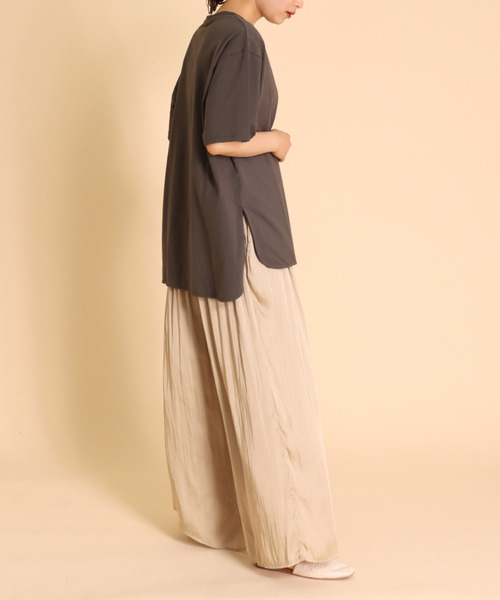 Cepica(セピカ)の「CATフォトTシャツ(Tシャツ/カットソー・レディース・ベージュ/チャコールグレー/オフホワイト・FREE)」の10枚目の写真