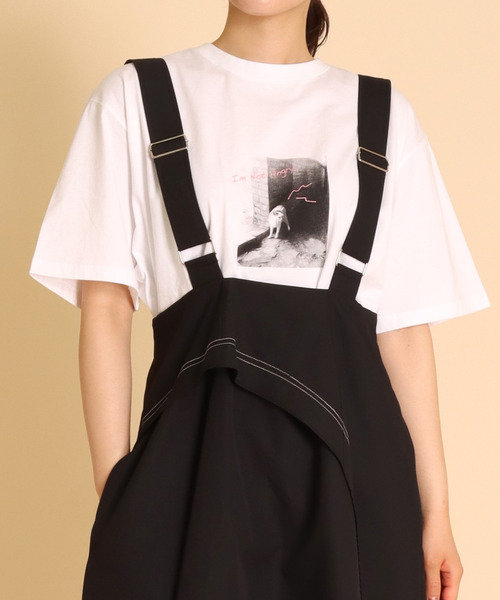 Cepica(セピカ)の「CATフォトTシャツ(Tシャツ/カットソー・レディース・ベージュ/チャコールグレー/オフホワイト・FREE)」の9枚目の写真