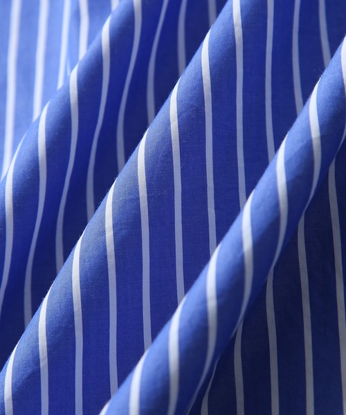 ADAM ET ROPE'（アダムエロペ）の「ビッグシルエット レギュラーカラー 半袖シャツ（シャツ/ブラウス・メンズ・ホワイト/ブラック/ブラウン系その他/ブルー系その他/ブルー系その他2/ブルー系その他4・M/L）」の7枚目の写真