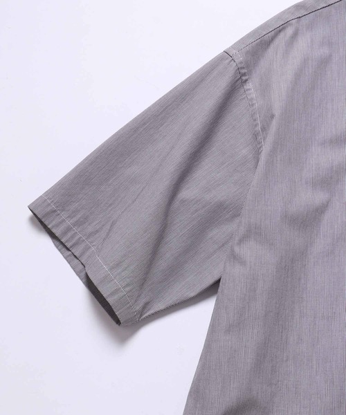 ADAM ET ROPE'（アダムエロペ）の「ビッグシルエット レギュラーカラー 半袖シャツ（シャツ/ブラウス・メンズ・ホワイト/ブラック/ブラウン系その他/ブルー系その他/ブルー系その他2/ブルー系その他4・M/L）」の22枚目の写真