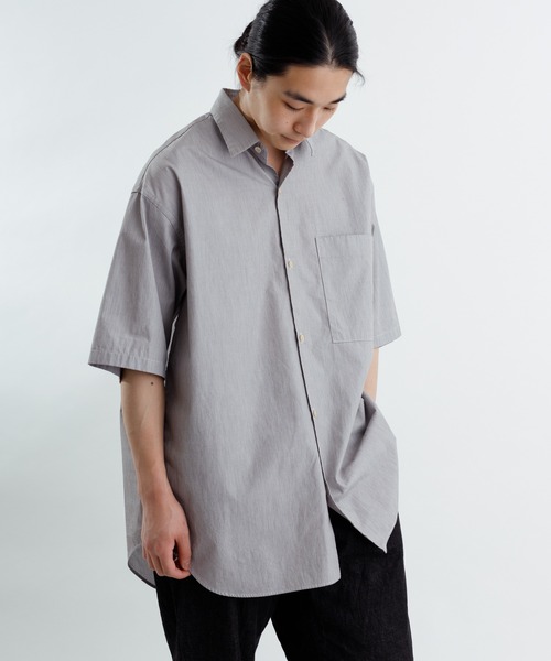 セール】ビッグシルエット レギュラーカラー 半袖シャツ（シャツ