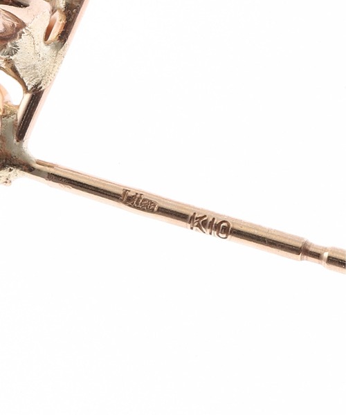 ブルームーンストーン6パーツピアスカフ K10