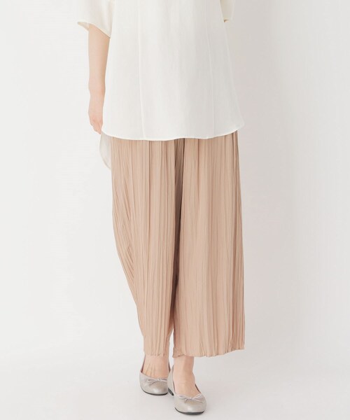 Airpapel（エアパペル）の「◆リンクルプリーツ（その他パンツ・レディース・ダークブラウン/チャコールグレー/キャメル・09/11）」の3枚目の写真