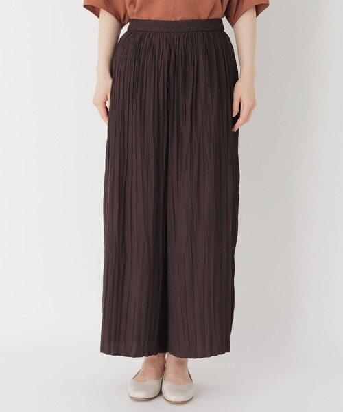 Airpapel（エアパペル）の「◆リンクルプリーツ（その他パンツ・レディース・ダークブラウン/チャコールグレー/キャメル・09/11）」の4枚目の写真
