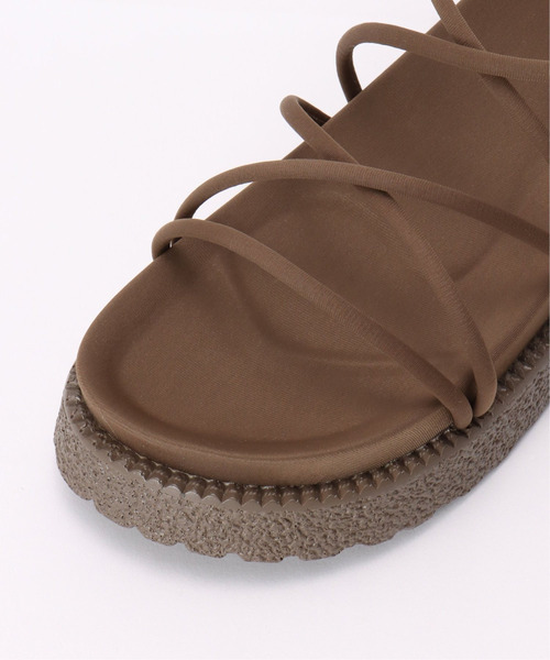 VENCEEXCHANGE（ヴァンスエクスチェンジ）の「コードレースアップスポーツサンダル（サンダル・レディース・ブラック/ベージュ/ホワイト・M/L/S）」の10枚目の写真