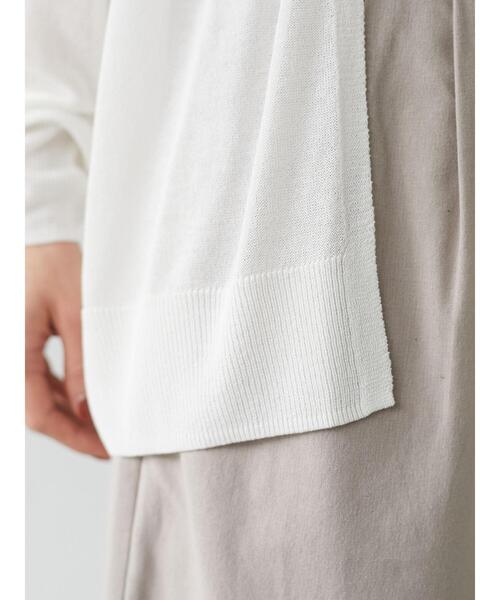 Green Parks(グリーンパークス)の「接触冷感 ドルマンカーデ*(カーディガン/ボレロ・レディース・ライトグレー/ブラック/オフホワイト/ライトベージュ・FREE)」の14枚目の写真