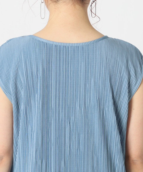 Simplicite(サンプリシテ)の「ワッシャージャガードカットロングプルオーバー◆(Tシャツ/カットソー・レディース・ベージュ/グレー/ブルー系その他・FREE)」の21枚目の写真