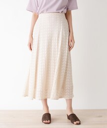 pink adobe | ◆【M-L】ダイヤ柄ニットレーススカート(スカート)