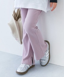 devirock（デビロック）の「すらっと脚長 リブフレアパンツ（その他パンツ）」