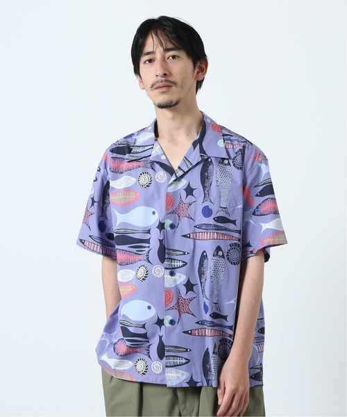 STAR OF HOLLYWOOD(スターオブハリウッド)の「【STAR OF HOLLYWOOD/スターオブハリウッド】 FISH(シャツ/ブラウス・メンズ・ピンク/ブルー・LARGE/X-LARGE)」の2枚目の写真