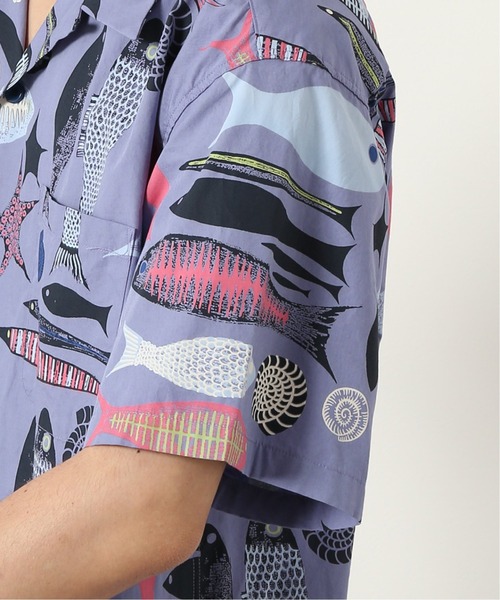 STAR OF HOLLYWOOD(スターオブハリウッド)の「【STAR OF HOLLYWOOD/スターオブハリウッド】 FISH(シャツ/ブラウス・メンズ・ピンク/ブルー・LARGE/X-LARGE)」の4枚目の写真