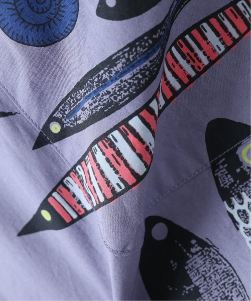 STAR OF HOLLYWOOD(スターオブハリウッド)の「【STAR OF HOLLYWOOD/スターオブハリウッド】 FISH(シャツ/ブラウス・メンズ・ピンク/ブルー・LARGE/X-LARGE)」の5枚目の写真