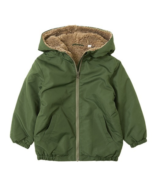 devirock（デビロック）の「裏ボアジャケット（ブルゾン・キッズ・ブラック/ネイビー/レッド/カーキ/ブルーグレー・110cm/100cm/120cm/130cm/140cm/150cm/160cm）」の13枚目の写真