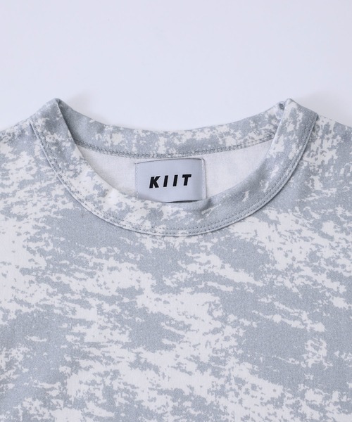 KIIT（キート）の「【KIIT/キート】STUDIOUS別注 SPLASH PAINT S/S TEE（Tシャツ/カットソー・メンズ・パープル/グレー・2/1）」の3枚目の写真
