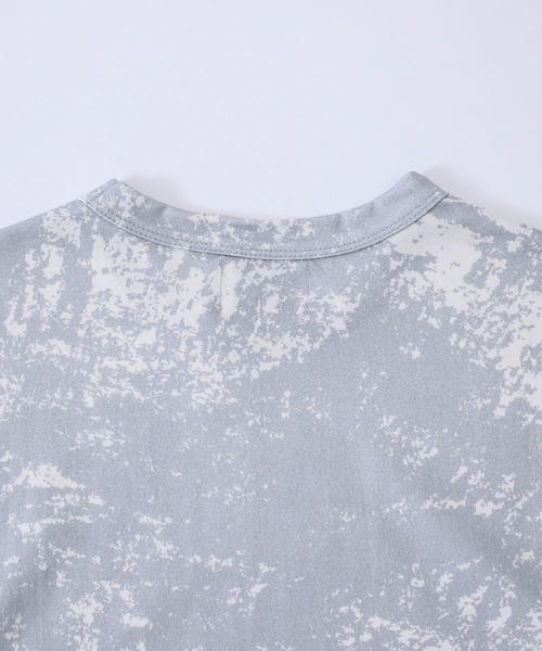 KIIT（キート）の「【KIIT/キート】STUDIOUS別注 SPLASH PAINT S/S TEE（Tシャツ/カットソー・メンズ・パープル/グレー・2/1）」の5枚目の写真