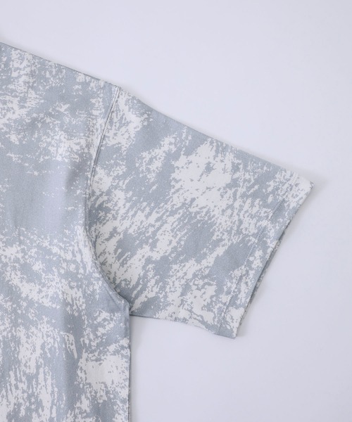 KIIT（キート）の「【KIIT/キート】STUDIOUS別注 SPLASH PAINT S/S TEE（Tシャツ/カットソー・メンズ・パープル/グレー・2/1）」の4枚目の写真