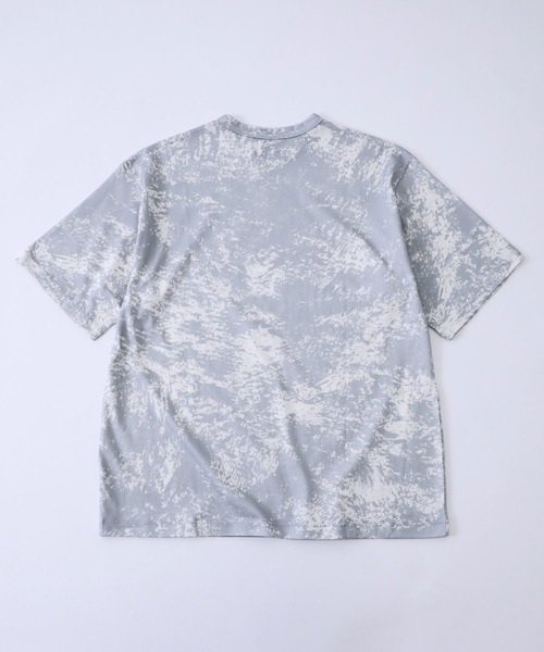KIIT（キート）の「【KIIT/キート】STUDIOUS別注 SPLASH PAINT S/S TEE（Tシャツ/カットソー・メンズ・パープル/グレー・2/1）」の7枚目の写真