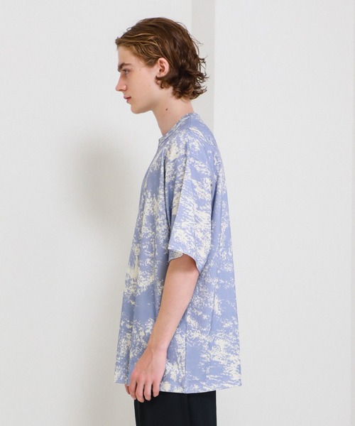 KIIT（キート）の「【KIIT/キート】STUDIOUS別注 SPLASH PAINT S/S TEE（Tシャツ/カットソー・メンズ・パープル/グレー・2/1）」の15枚目の写真