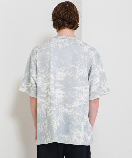 KIIT（キート）の「【KIIT/キート】STUDIOUS別注 SPLASH PAINT S/S TEE（Tシャツ/カットソー・メンズ・パープル/グレー・2/1）」の12枚目の写真