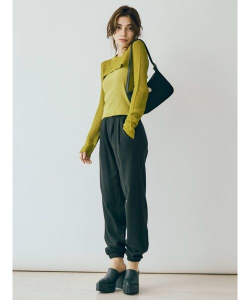 EVRIS(エヴリス)の「フェイクスウェードコンビショルダーBAG(ショルダーバッグ・レディース・カーキ/その他1/ブラック・FREE)」の12枚目の写真