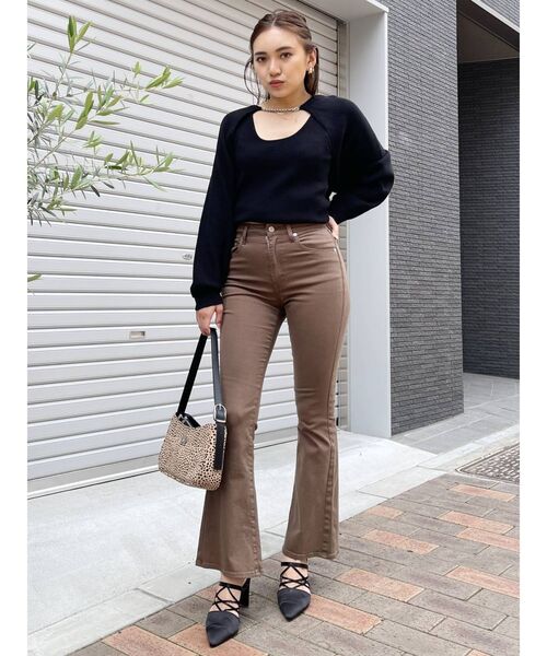 EVRIS(エヴリス)の「フェイクスウェードコンビショルダーBAG(ショルダーバッグ・レディース・カーキ/その他1/ブラック・FREE)」の17枚目の写真