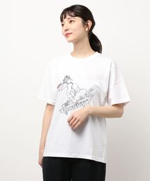 RM/カンフーレディプリントTシャツ