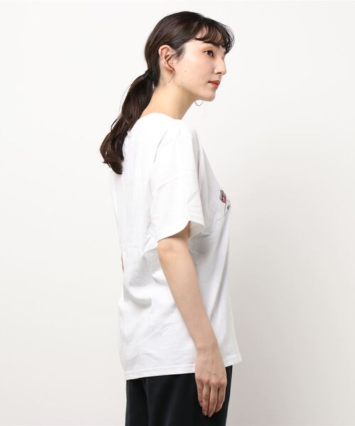 CERCA（チェルカ）の「RM/カンフーレディプリントTシャツ（Tシャツ/カットソー・レディース・ホワイト/ブラック・MEDIUM/LARGE）」の4枚目の写真
