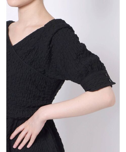 LAGUNAMOON（ラグナムーン）の「バックリボンカシュクールブラウス（シャツ/ブラウス・レディース・ホワイト/ブラック・FREE）」の14枚目の写真