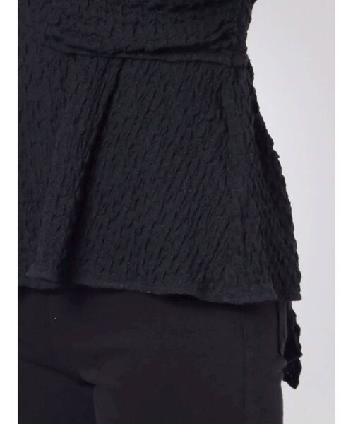 LAGUNAMOON（ラグナムーン）の「バックリボンカシュクールブラウス（シャツ/ブラウス・レディース・ホワイト/ブラック・FREE）」の5枚目の写真