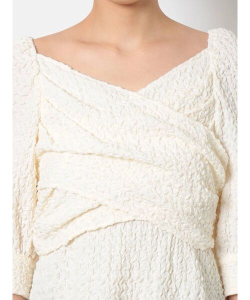 LAGUNAMOON（ラグナムーン）の「バックリボンカシュクールブラウス（シャツ/ブラウス・レディース・ホワイト/ブラック・FREE）」の19枚目の写真