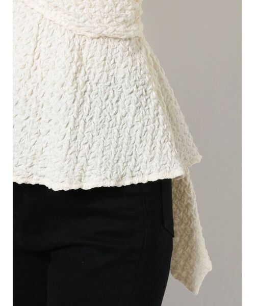 LAGUNAMOON（ラグナムーン）の「バックリボンカシュクールブラウス（シャツ/ブラウス・レディース・ホワイト/ブラック・FREE）」の6枚目の写真