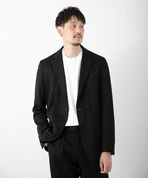 URBAN RESEARCH DOORS（アーバンリサーチドアーズ）の「LIFE STYLE TAILOR　モクロディアクティブジャケット（スーツジャケット・メンズ・ブラック/ネイビー・44/46/48/50）」の7枚目の写真
